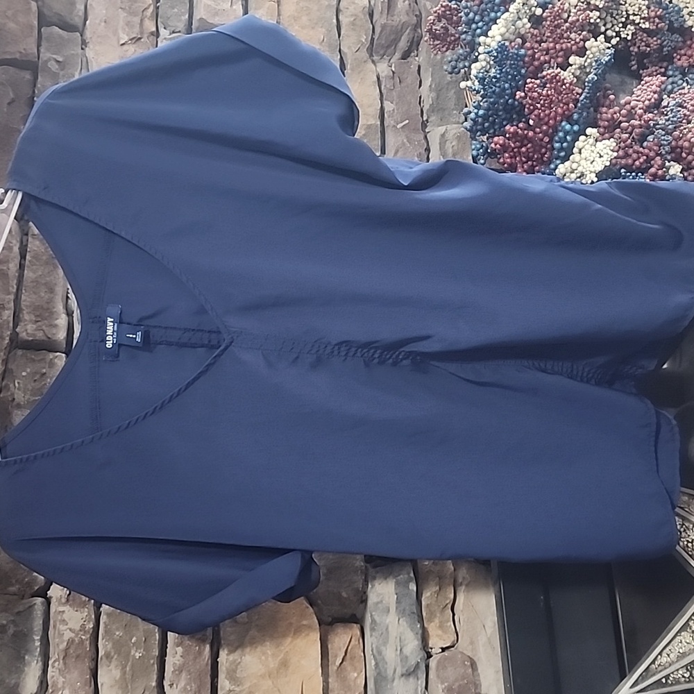 Old Navy Navy Blue Blouse